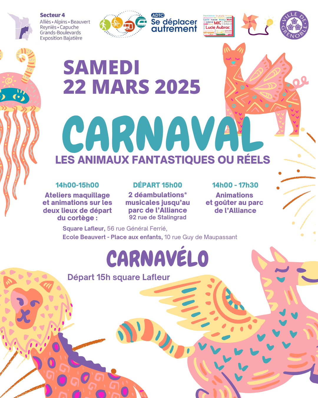 Carnavélo Capuche – samedi 22 mars